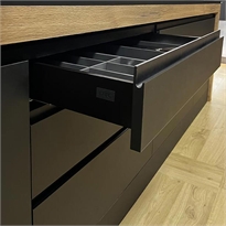 Dtc Dragon Pro 95 X 500Mm 40Kg Drawer Kit, Tilt Adjust (Matt Black ...