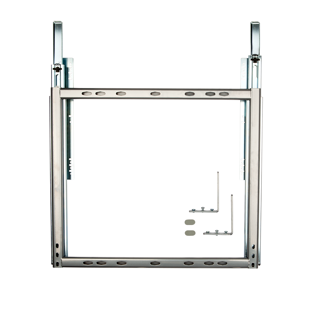 Side Mounted Frame, Soft Closing (Chrome) - Nikpol