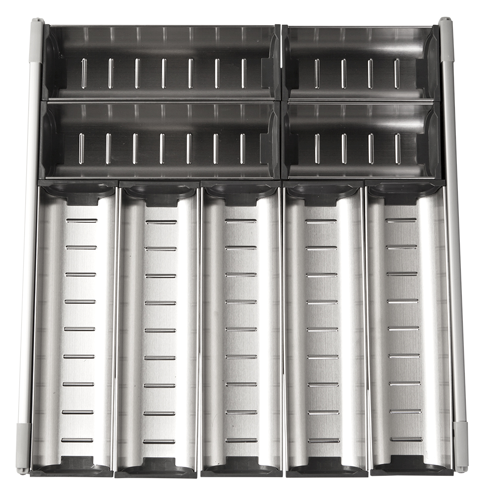 Dtc Smooth Modular Cutlery Tray Set 500W X 500L (Stainless Steel