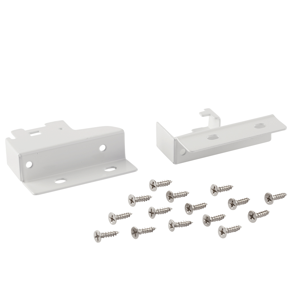 Dtc Smooth Rear Bracket Set H83mm Standard (White) - Nikpol