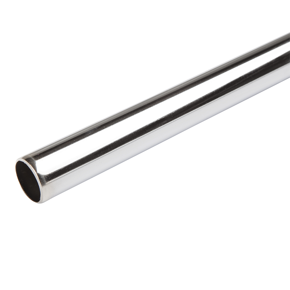 Wardrobe Rod, 3.6M Length, 19Mm Width (Chrome) - Nikpol