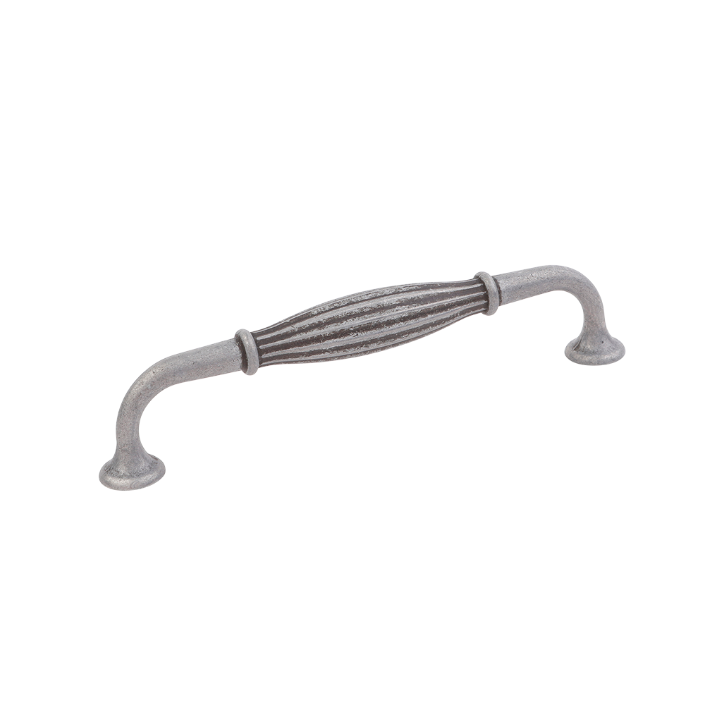 Romantic Handle, 128mm H C (matt Old Iron) - Nikpol