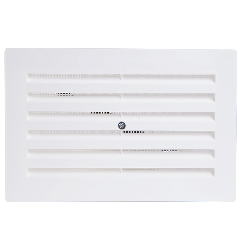 White Plastic Vent, 230Mm X 152Mm (Rc6) - Nikpol